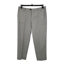 BOSS Hugo Boss pants Tasewa Slim Fit Stretch Wool Blend grey size 14