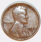 1923-S Lincoln Wheat Cent - Very Good - #4075LC