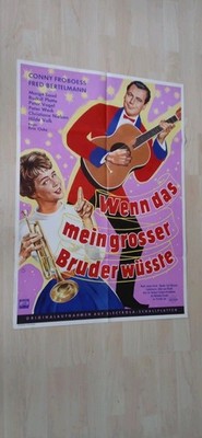 Wenn das mein Grosser Bruder wüsste-Conny Froboess Orginal A1 Kinoplakat