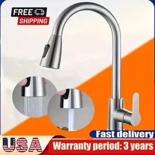 Kitchen Faucet with Pull Down Sprayer Multitask Mode Single Handle High Arc Pull