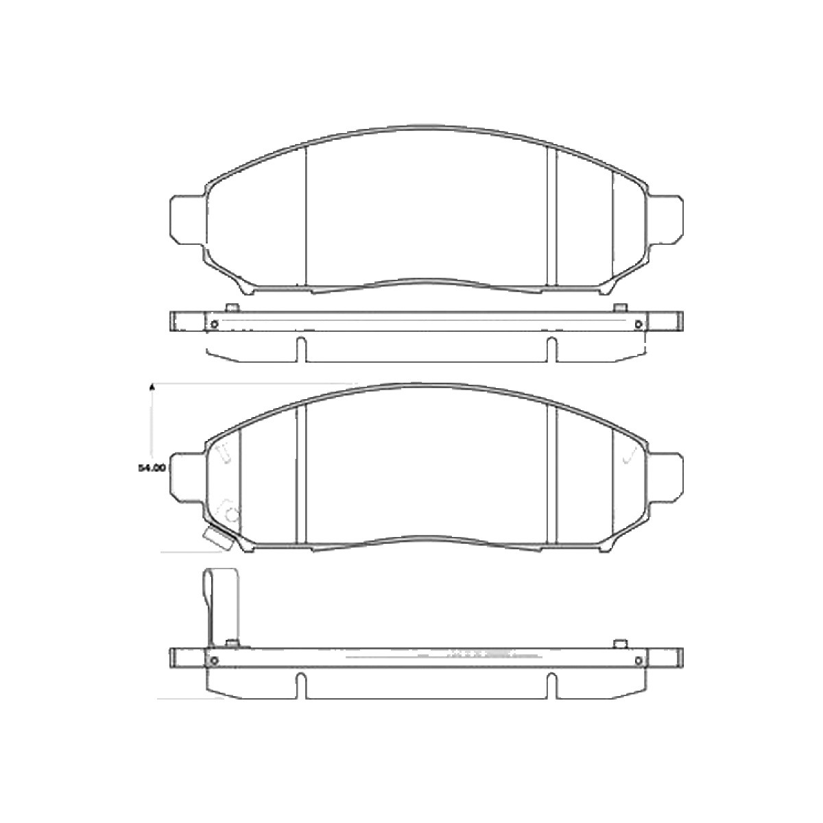 Triscan Bremsbelagsatz, Scheibenbremse 8110 14046 Für Nissan - Bild 3