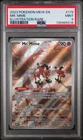 2023 POKEMON MEW EN-151 ILLUSTRATION RARE #179 MR. MIME PSA 9