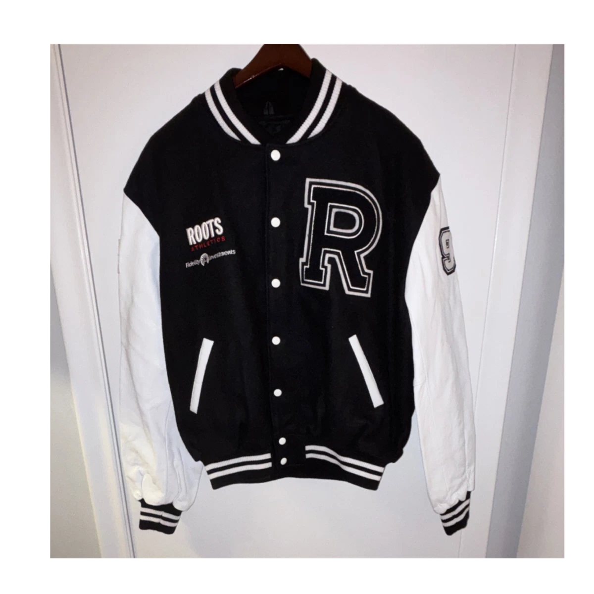 Roots Leather Outer Shell Black Coats, Jackets & Vests for Men for