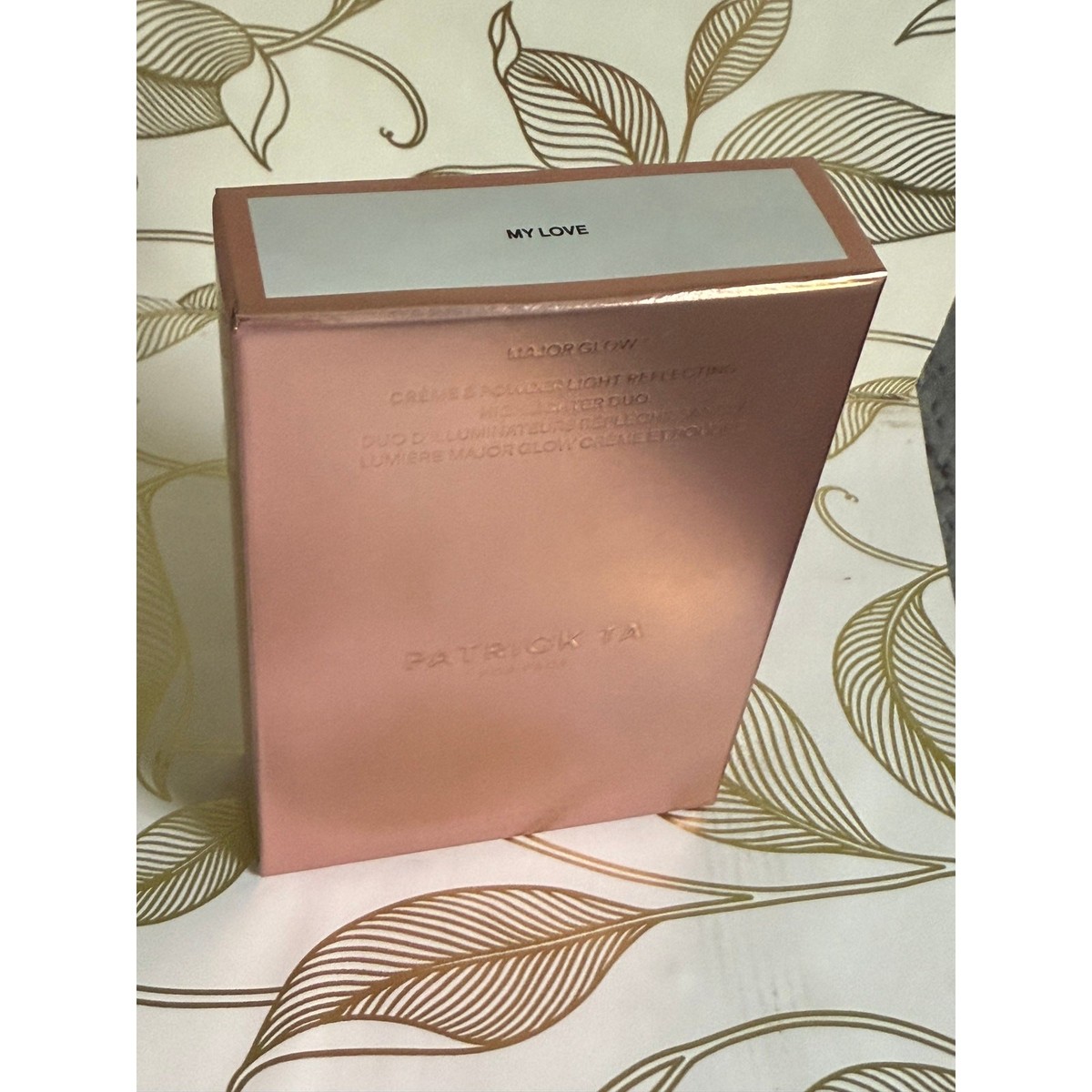 新品● PATRICK TA パウダー クリーム ハイライター My Love Patrick Ta MY LOVE Major Glow Creme & Powder Highlighter Duo