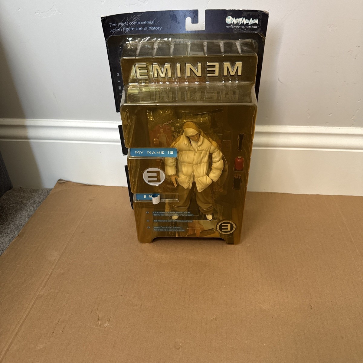 EMINEM My Name Is EMINEM フィギュア　当時物　未開封 Rare Vintage Art Asylum 2001 Eminem My Name Is Eminem Action