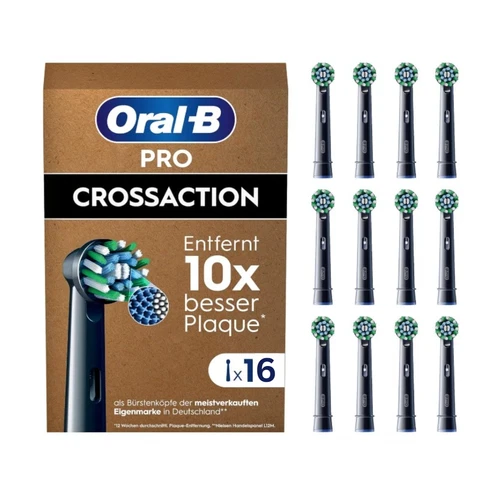 16x ORIGINAL Oral-B Pro CrossAction Aufsteckbürsten für elektrische Zahnbürste~ - Bild 1 von 2