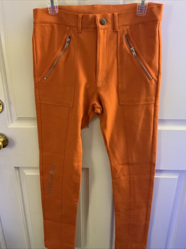 H&M Divided Orange Pants Size 10 New No Tags