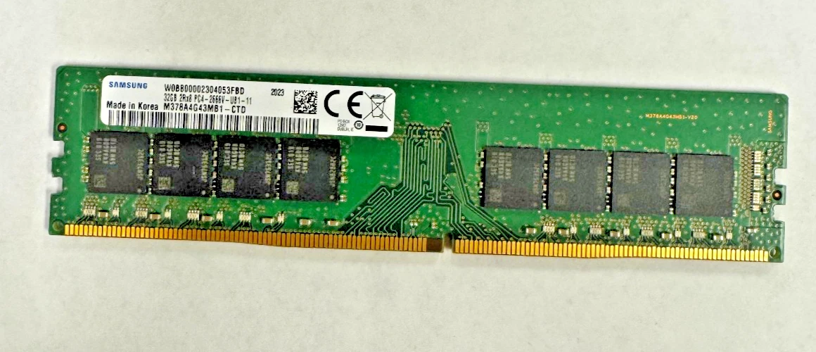 PC4-21300 (DDR4-2666) Bus Speed Computer RAM 32 GB Total Capacity