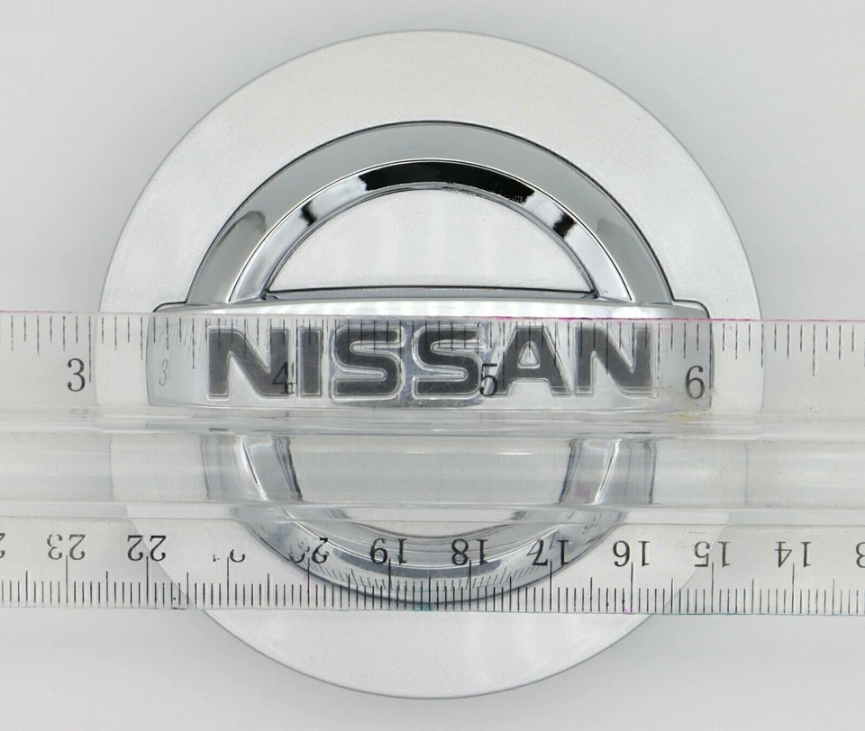 Nissan Armada Titan Truck silver center cap caps wheel Factory OEM set 4 3.25" Foto 2 de 3