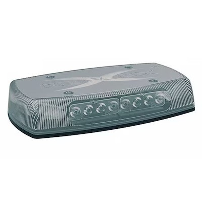 Ecco 5590Cac Mini Lightbar, Led, Amber/Clear, Permanent