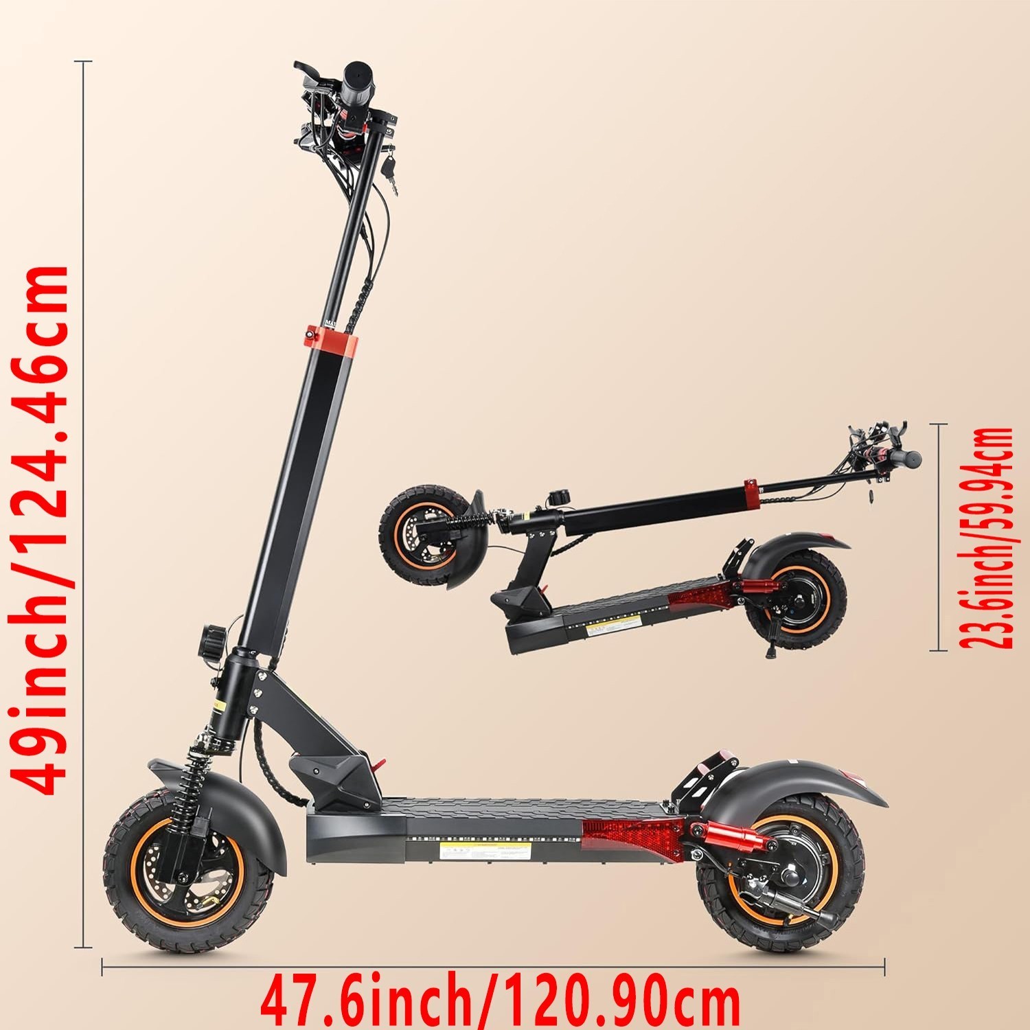 Long-Range E-Scooter: 25mph Top Speed, 30 Miles – No More Daily Charging Hassles