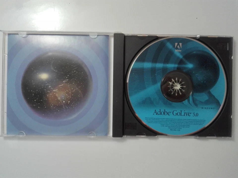 Adobe GoLive 5.0 editor HTML vintage anno 2000 CD originale multilingua - Immagine 3 di 3