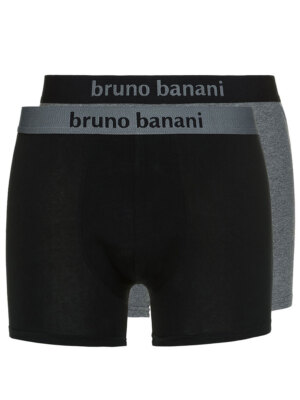 BRUNO BANANI 2er Pack Pant / Short FLOWING S - XXXL schwarz graumelange 1782