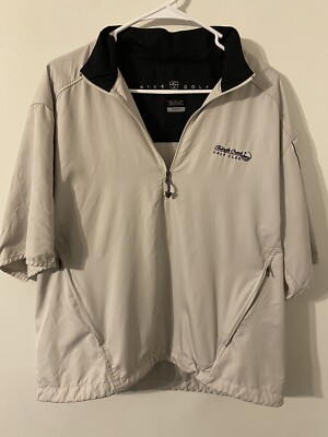 NIKE CLIMA-FIT フリース付き vintage 00's Vintage Nike Golf Clima Fit Half Sleeve Mock Jacket Quarter