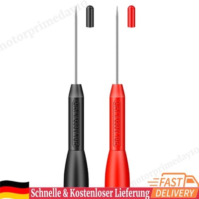 2pcs Insulation Piercing Needles Tip Non-destructive Multimeter Test Probes