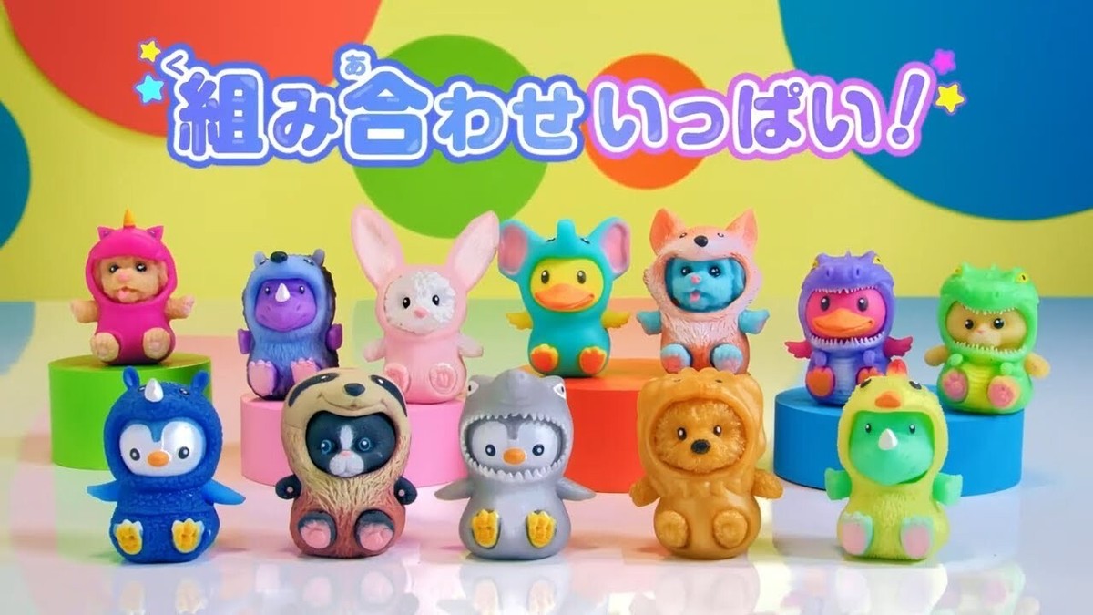 Mocchiri Friends Complete Set Box Deagostini Stretchy Crunch 12