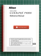Nikon CoolPix P1000   User Reference Manual   243 Pages   Printed  Bound in USA