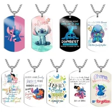 Stitch Necklace Gifts For Teens Kids Men Women Decor