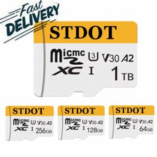 High Speed 128GB 256GB 1TB Micro SD Card Memory Card TF Card with Free Adapter