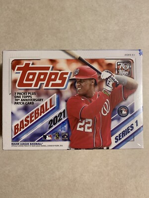 Blast Box NEW SEALED Topps 2021 Update Series MLB Baseball Blaster Box 70th Mlb Trading Cards