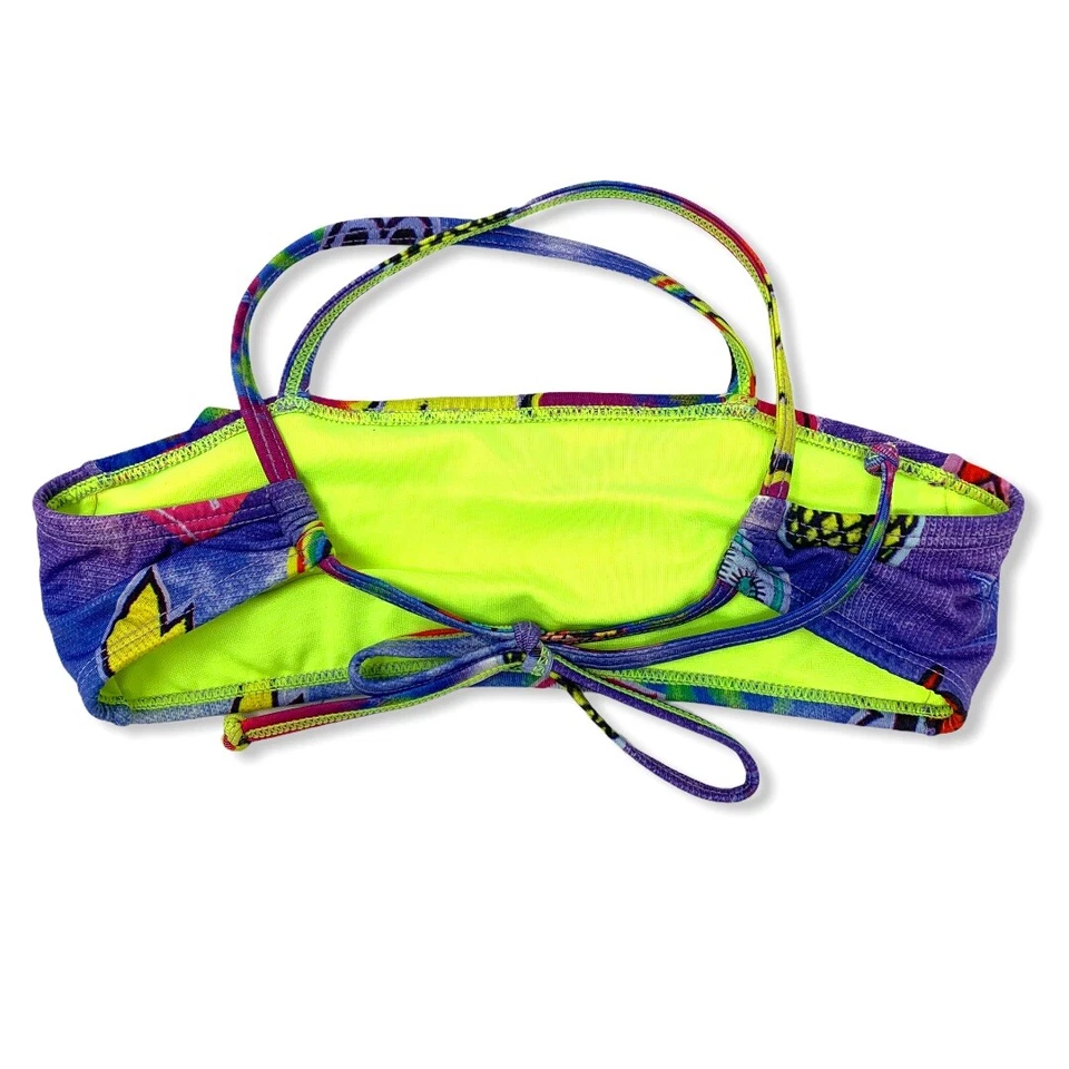Conjunto de bikini Terez de dos piezas con parches tie dye talla 8 Foto 3 de 4