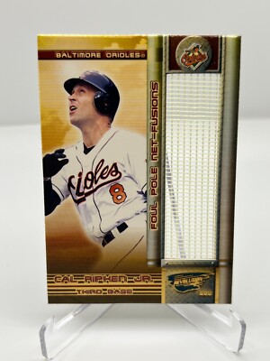 1999 PACIFIC REVOLUTION CAL RIPKEN JR. FOUL POLE NET-FUSIONS NO. 3 ORIOLES