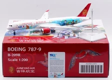 SQ Wings 1:200 Juneyao Airlines Boeing B787-9 Diecast Aircraft Jet Model B-209R