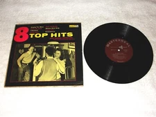 Jack Hansen Orchestra "8 Top Hits" 1957 Pop LP, 10", VG+, Orig Masterseal #MTH-1