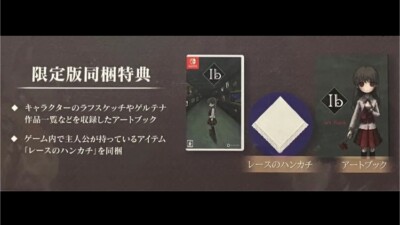 Switch Ib limited Edition Art Book Handkerchief Nintendo Switch