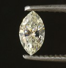 loose marquise 3.91x688x2.1mm SI1 K .37ct diamond vintage Natural fancy cut — photo 3