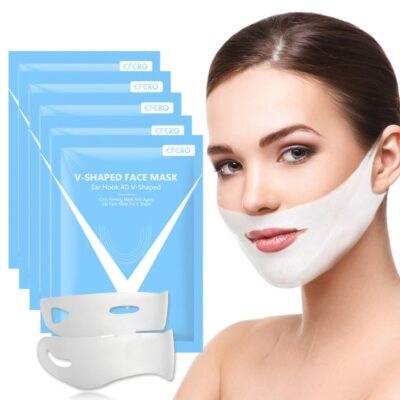 Masque raffermissant facial en forme de V, pour amincir le visage