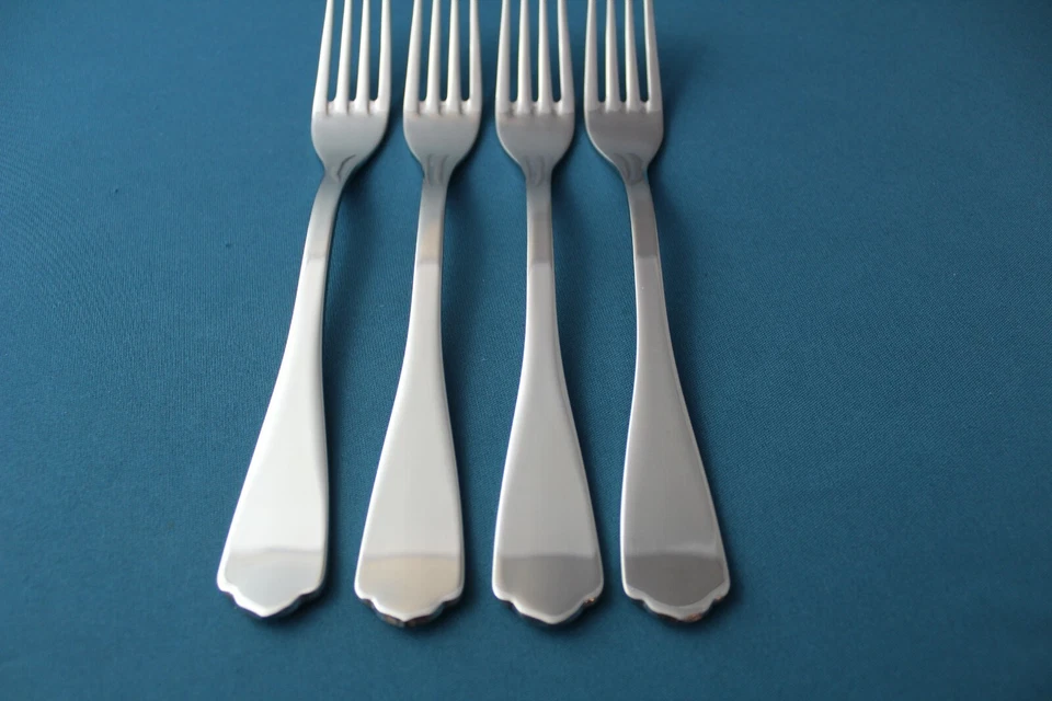 4 обеденные вилки Villeroy Boch MEDINA 18/10 нержавеющая сталь Вьетнам НОВЫЕ 8 дюймов - Изображение 2 из 4