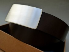 Solid Handmade 925 Sterling Silver Belt Buckle/ Engraving included/ Handmade