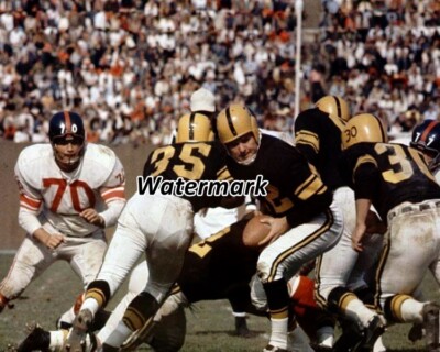Pittsburgh Steelers Watch Giants Football NFL 1960's QB Pittsburgh