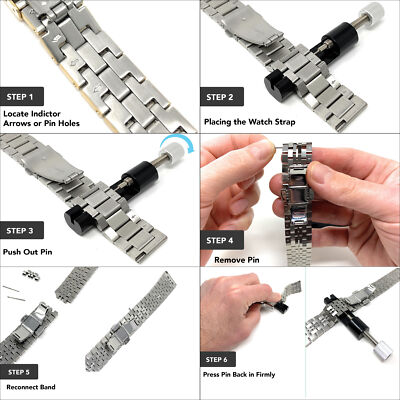 22mm Curved Steel Metal Watch Band Bracelet for Victorinox