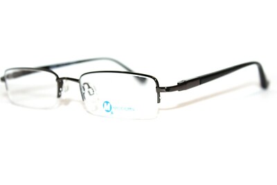 MODERN OPTICAL FORWARD GUNMETAL AUTHENTIC SEMI RIMLESS EYEGLASSES RX 49-19-135