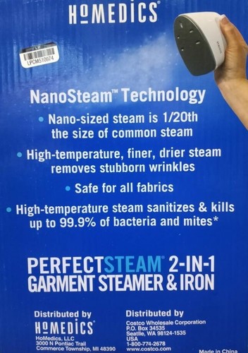 homedics perfect steam 2 in 1 costco