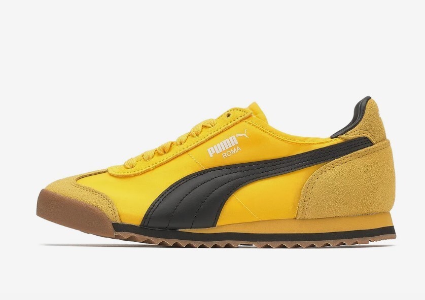【Puma】 正規品★ Roma OG Nylon Yellow Sizzle Puma Black PUMA ROMA NYLON OG Vintage men's shoes 362408-45 yellow | eBay