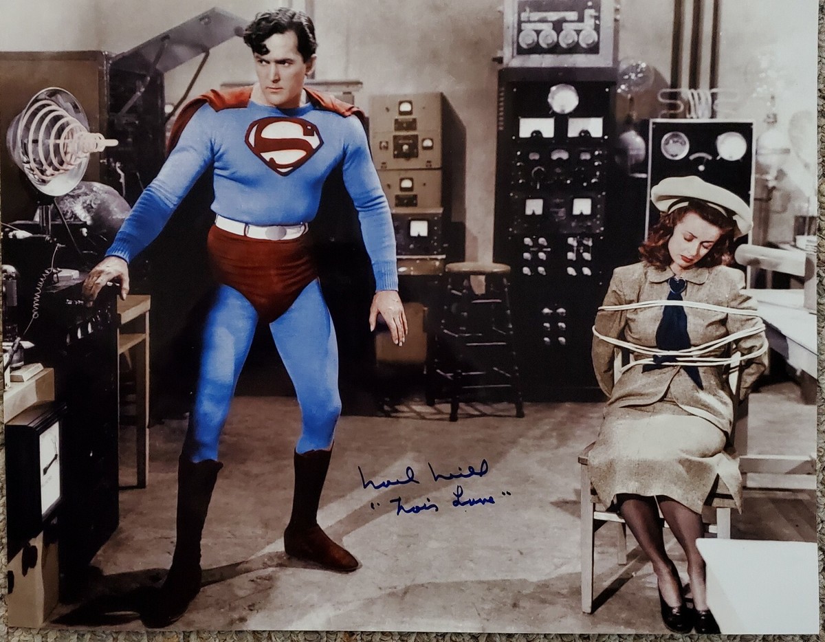 Noel Neill as Lois Lane from Superman Autographed Signed 11x14
