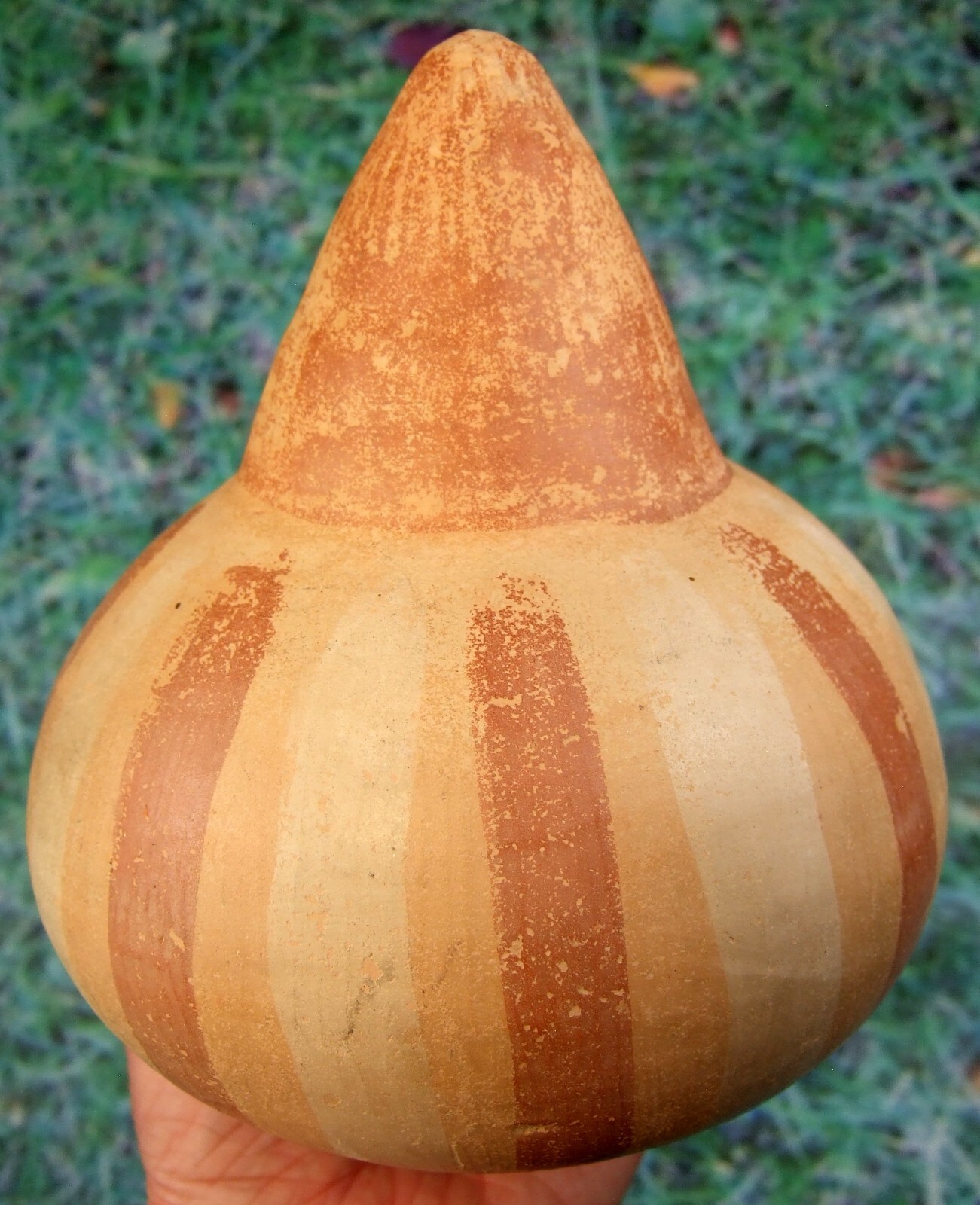 Super Fine Arkansas Quapaw Corn God Pottery Water Bottle with COA