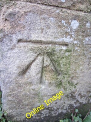 Foto 6x4 Ordnance Survey Schnittmarke Llanelli Diese OS Schnittmarke kann gefunden werden c2014