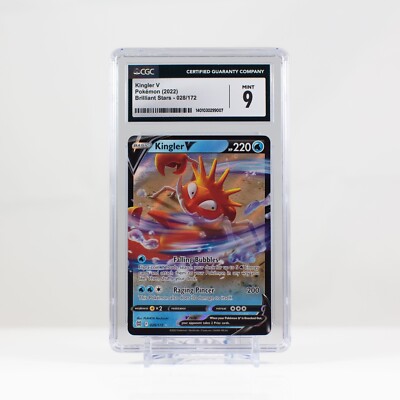 kingler v pokemon card value The Cards Of Pokmon TCG: Brilliant Stars Part 7: Simisear & ensuring that energy wont be a problem Pokemon Kingler V #028 Brilliant