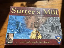 Sutter's Mill Calif.Gold Rush of 1849 Game byPhalanx,New,Sealed 2008,2-4 Players