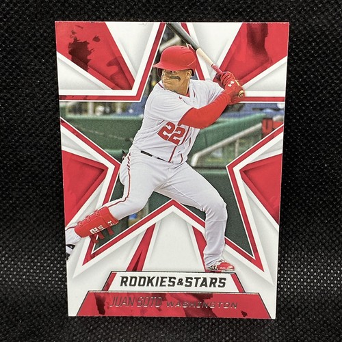 Juan Soto [Purple] #4 2021 Panini Chronicles Rookies and Stars card