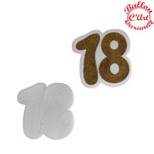 Portaconfetti Numeri Compleanno Glitterati In Polistirolo Numeri Estraibili