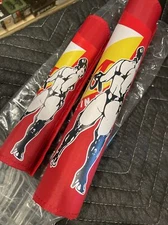 S&M BMX BIKE  Red Pad Set WHIP GIRL BMX FRAME & CROSSBAR PADS RL SE GT HARO NEW