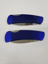 Qty/2 Maxam SKBT3 Lockback Knife Stainless Steel Blade Engravable Finish