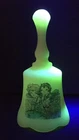 Fenton Custard Uranium Bell Campbell Soup 1984 Kids Girl & Boy Fishing