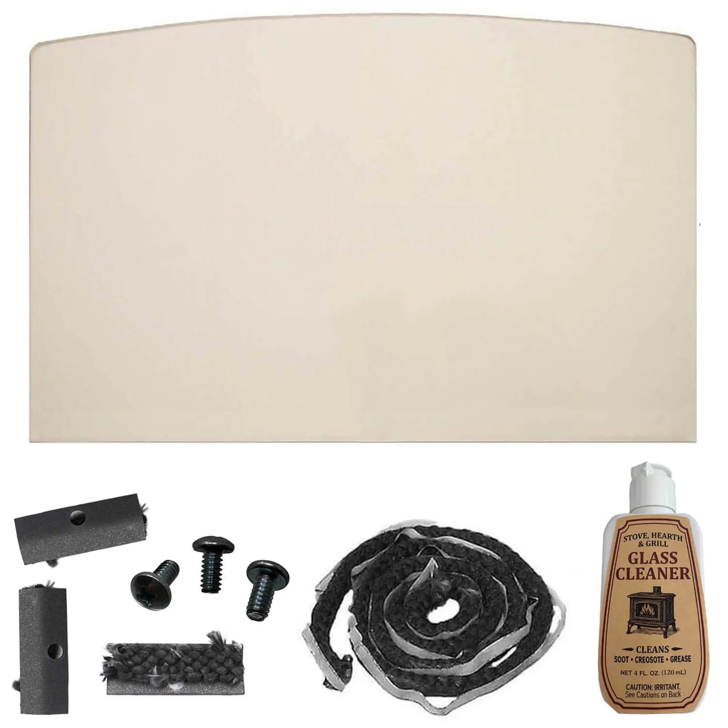 Breckwell Big E Pellet Stove Door Glass Kit: 891979-AMP