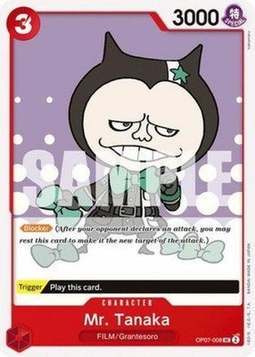 Mr. Tanaka - OP07-008 - UC x1 - NM-Mint - OP-07: 500 Years in the Future